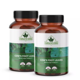 Natural VIda 2 Cow's Foot (Pata de Vaca) Glucose Support - 1500mg - 200 Veggie Capsules