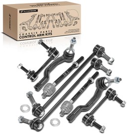 A-Premium Set of 8, Front Inner Outer Tie Rod End, Front and Rear Sway Bar Link, Compatible with Ford Fusion 2013-2020, Edge 2015-2021, Lincoln MKZ 2013-2020, MKX 2016-2018