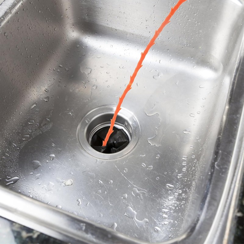 3 Piezas Serpiente para Desatascar Desagües de Recogedor de Pelo