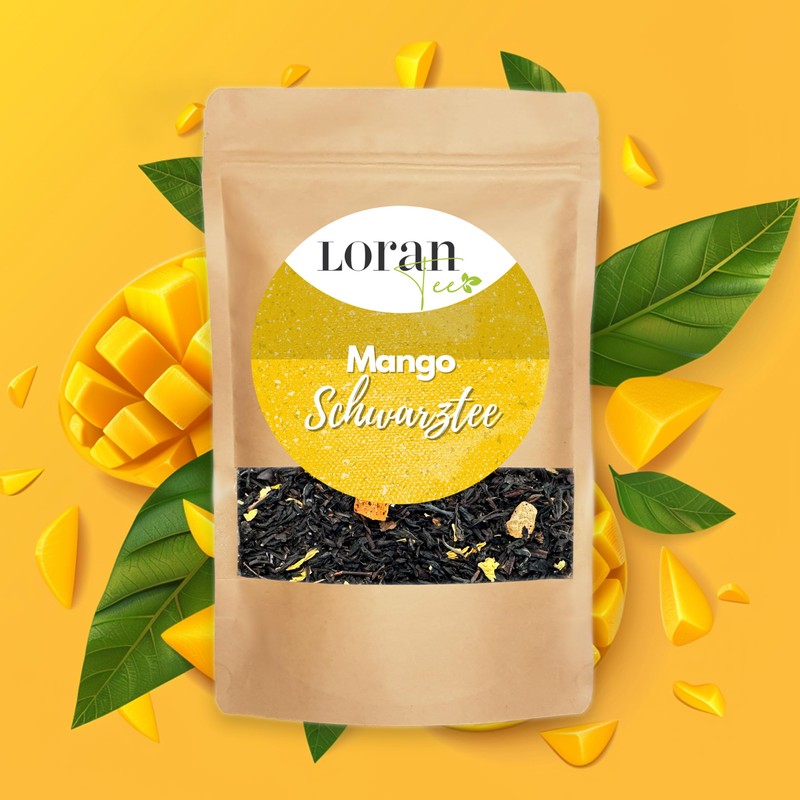 Loran Tee - Black Tea Mango, 100 g, Premium Quality,