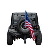 GOORIDA Hitch Flag Pole Holder for Truck, Fits Standard 2"