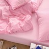 Nanko Full Size Comforter Set Pink, All Season Soft Reversible