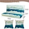 Rv Dinette Cushion Covers Stretch Washable Rv Cushion Slipcove Replacement