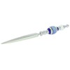 Glass Of Venice Murano Glass Letter Opener - Silver Blue