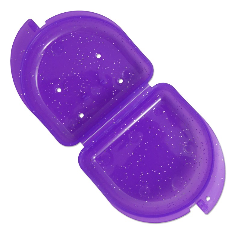 Glitter Gum Shield Case - Mouthguard Box for Ortho Retainers,