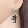 Enamel Alloy Dragon Earrings Fantasy Dinosaur Drop Dangle Fashion Jewelry