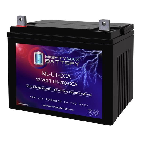 Mighty Max Battery ML-U1 12V 200CCA Battery for Gilson 16EH