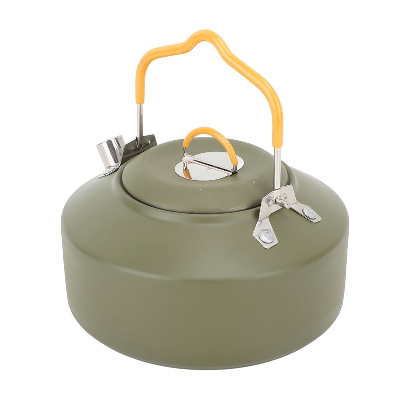 1L Outdoors Kettle Heat Resisting Stainless Steel Teapot Portable Camping