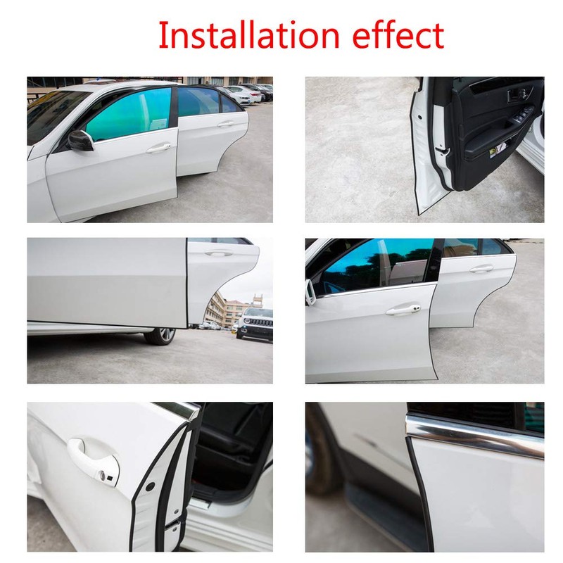 ESUPPORT 32ft 10M U Shape Car Door Moulding Rubber Scratch