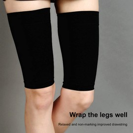 Keenso Manga de compresión para piernas, Calcetines elásticos con Soporte para Muslos, Moldeador Protector de piernas para Varices, Correr, Ciclismo, Fitness Equipos de protección deportiva Equipos de protección deportiva