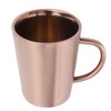 350ml Double Layer Stainless Steel Drinking Cup with Handle for