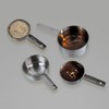 American Metalcraft MCL4 Stainless Steel Measuring Cup Set, Solid Flat