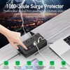 10FT Power Strip Overload Protection with Multiple Outlets 6 AC
