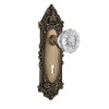 Nostalgic Warehouse Victorian Plate with Keyhole & Interior Crystal Door