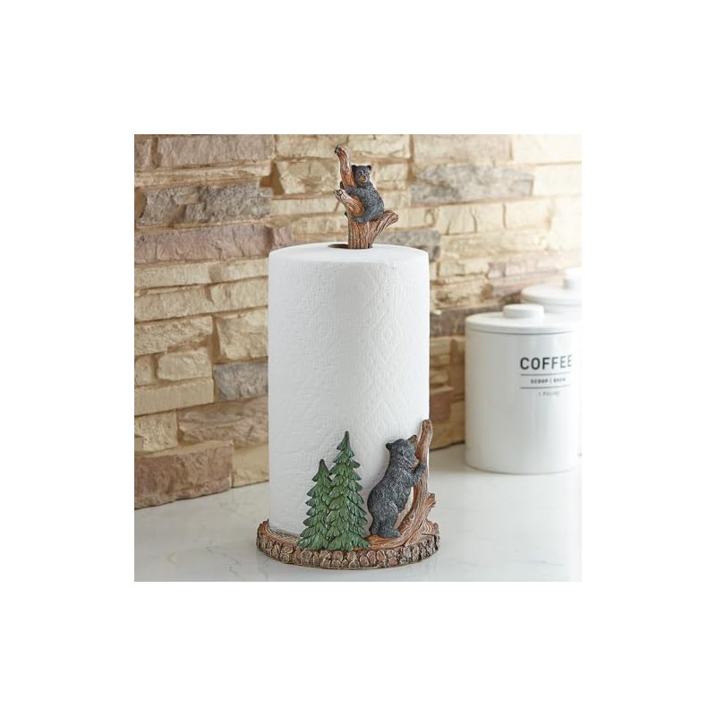 BLACK FOREST DECOR Alpine Bear Paper Towel Holder