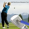 Golf Club Groove Sharpener for Wedge Maintenance – Manual Metal