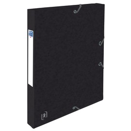 Oxford Top File+ Collection Box, 25 mm, DIN A4, Black