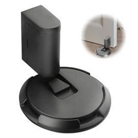 Black Door Stop, Magnetic Door Stop, Easy to Use and Silent Door Stop, Door Accessories, Door Stopper for the Bottom of the Door, Door Stop, Keep Door Open Mechanical
