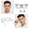 ZPSCXQ 4 Pack Safety Goggles, Protective Glasses for Adults, Clear