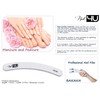 Set of 10 pcs Professional Nail Files Banana Double Sided