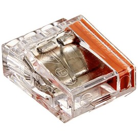 Gardner Bender 19-PC3 PushGard 3-Port Push-In Wire Connectors, 22-12 AWG Solid, 10 pk, Orange