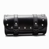 Krtopo Mini Motorcycle Saddle Bag PU Leather Tool Roll Saddle