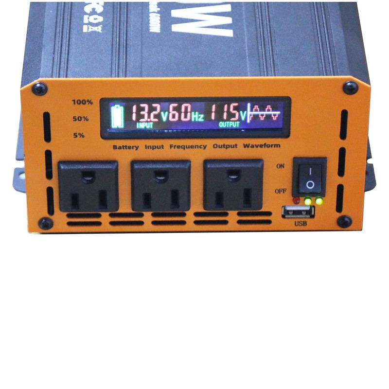 3000 Watt Power Inverter Converter, Car/Truck/RV 12V DC to 110V