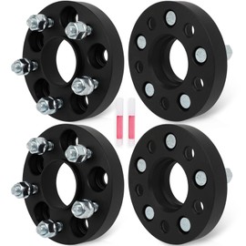 ECCPP 4PCS 5x108 Wheel Spacers Hub Centric 1" 5 Lug 12x1.5 63.4mm hub bore Compatible with for Fusion 2013-2020 for Taurus 1986-2007 for Thunderbird 1989-2005