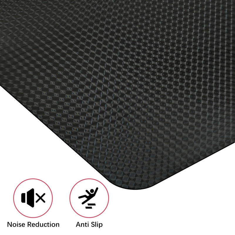 Vicwe Gaming Chair Mat for Hardwood Floor, 63"×51" Large Office