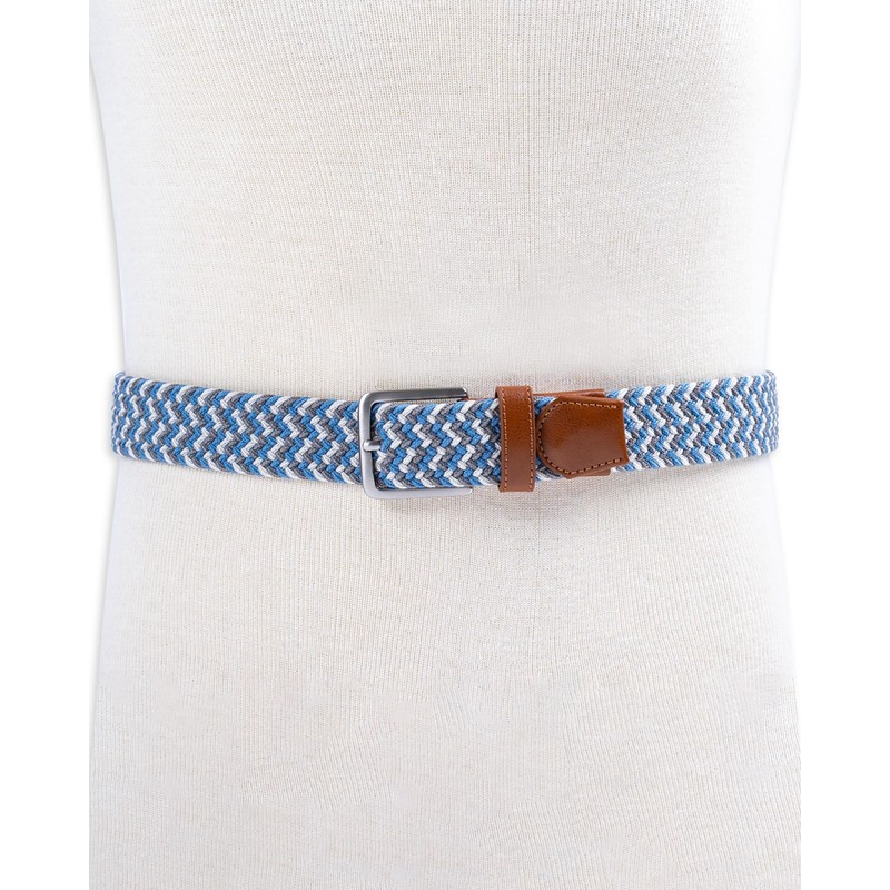 Dockers Men's Casual Everyday Braided Fabric Fully Adjustable Web Belt,