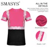 SMASYS Work Safety T Shirts, High Visibility Reflective T-Shirt, Hi-Vis