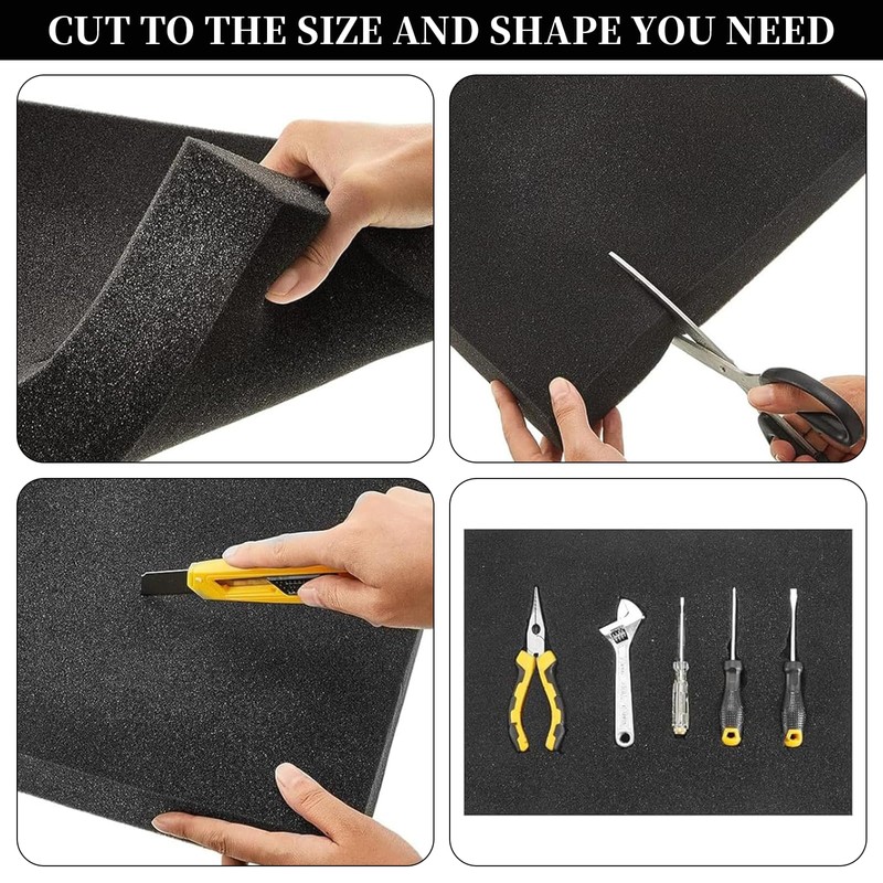 Grid Foam Cube Foam, 4 Pieces 40 x 30 x