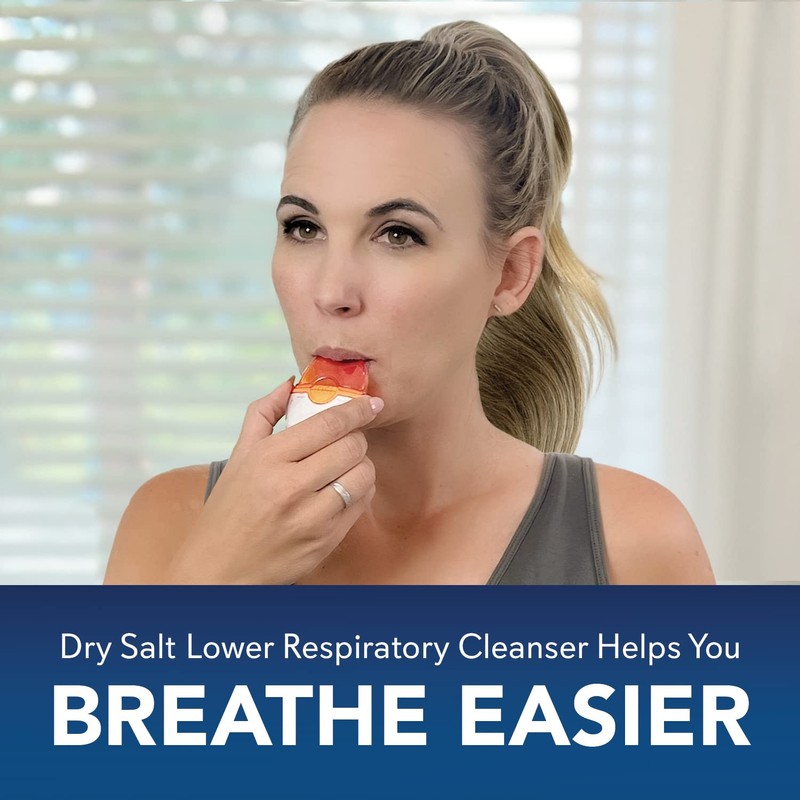 SinuCleanse Inhalo Bronchial Dry Salt Inhaler, 100% All-Natural Salt Crystals