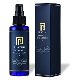 PLATINI Skin Care Gel Lotion V (High Penetration Vitamin C Derivative Formulated!), Lotion, Beauty Essence, Emulsion, All-in-One Gel, Lotion, Men's, Vitamin C, Vitamin A, Vitamin E, Ceramide, 7