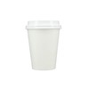 [1000 SETS] White Paper Hot Cups with White Lids- premium