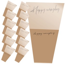 KOMBIUDA 20pcs Bouquet Wrapping Bags Flower Sleeves for Bouquets Flower Packaging Material for Floral Arrangements Weddings and Special Occasions