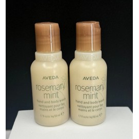 Aveda Rosemary Mint Hand and Body Wash 1.7oz 50mL NW-O BOX (LOT OF 2)