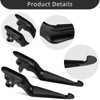 VASTMT CNC Motorcycle Brake Cluctch Levers with Anti-Slip Silicone Fit