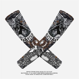 UNIQOCK Temporary Tattoo Arm Sleeves Arts Fake Slip on Arm Sunscreen Sleeves Body Art Stockings Protector