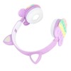 Bluetooth Cat Ear Headphones Fashionable Light Up Wireless Headset for