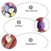 SEWACC Pack of 100 Foam Easter Eggs for Crafts, Artificial
