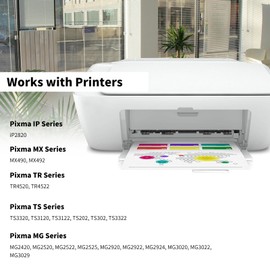 Ubinki Compatible Ink Cartridge Replacement for 245XL 246XL (Black Color,2-Pack) 245 246 PG245 CL246 XL to MX490 TR4520 TS3322 TR4522 TR4500 TS3122 TS3300 MX492 MG2522 TS3320 TS3100 Printer