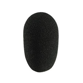 Monacor 23.2600 42x65mm Foam Microphone Windshield - Black