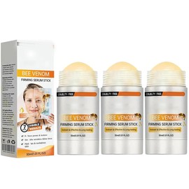 Suero Reafirmante En Barra Con PéPtidos De ColáGeno,Bee Firming Stick Serum,Roll-On De Retinol, Reafirmante En Barra Para Rostro Y Cuello,Restaura La Elasticidad De La Piel,Todo Tipo De Pieles (3PCS)