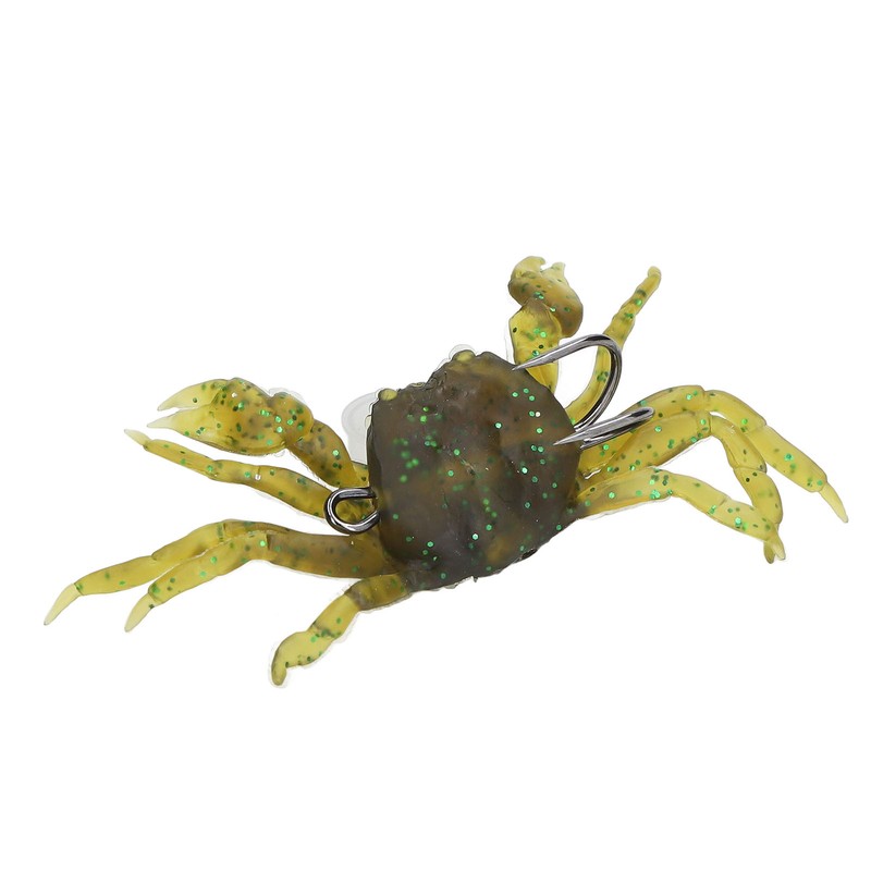 8Pcs Artificial Crab Bait 13cm 33.5g Simulation Crab Soft Lure