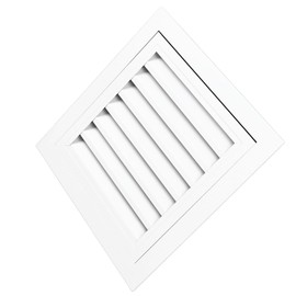 Aluminum Alloy Gable Vent for Hotels, Offices, Supermarkets & Indoor Spaces - 1pc