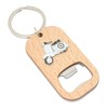 Mods Scooter Keyring Bottle Opener Wooden Stainless Steel Key Chain