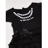Gerber Baby Girls' Bodysuit with Tutu Skirt, Black Dress, Newborn