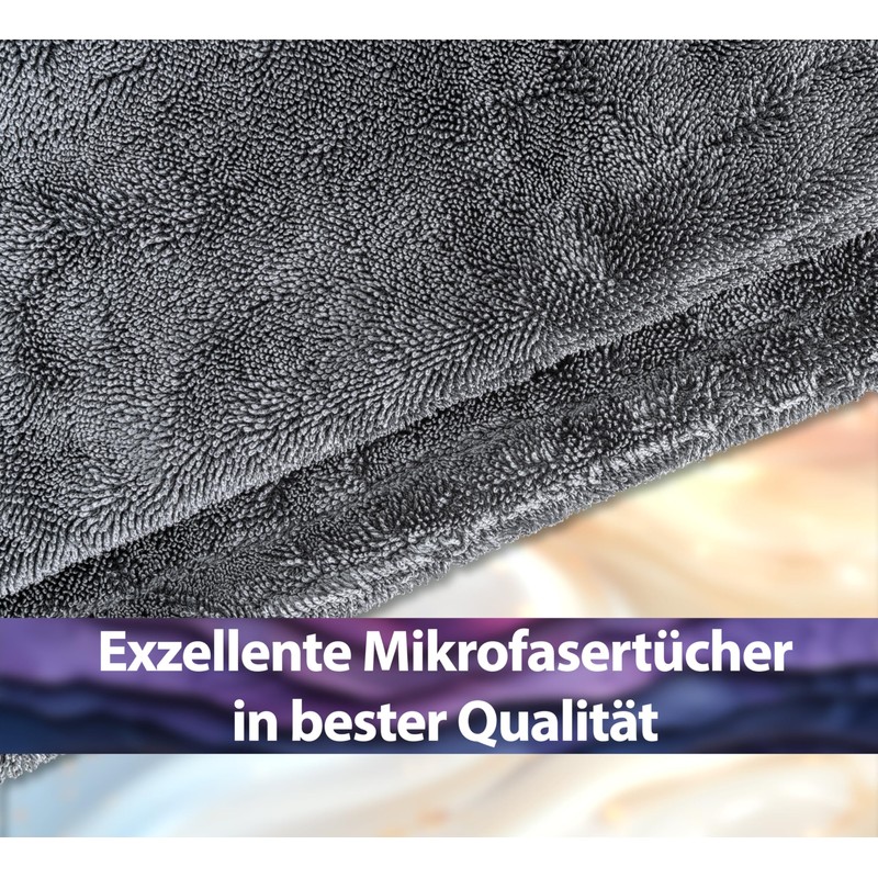 Kemes Microfibre Cloths Car XXL Ultra Absorbent with 1400 GSM