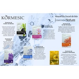 Kit de 15 Mascarillas faciales coreanas coreanas con ingredientes PREMIUM - Oro 24K, Colageno, Acido Hialuronico, Carbon de bambu, Sal de Himalaya, Flor de Cerezo, Lavanda, Aloe con Acido Hialuronico, Miel con Leche, Rosa con Acido Kojico y mas.